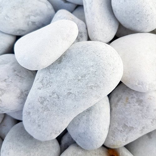 GALET BLANC ROULÉ 40/60mm