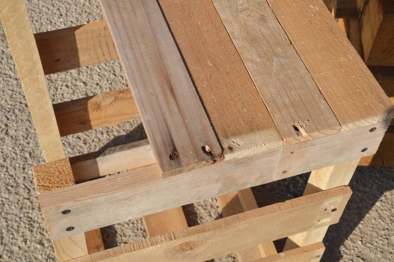 décoration intérieure en palettes