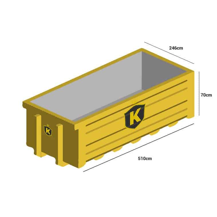 bennes location 5m3 - King Matériaux