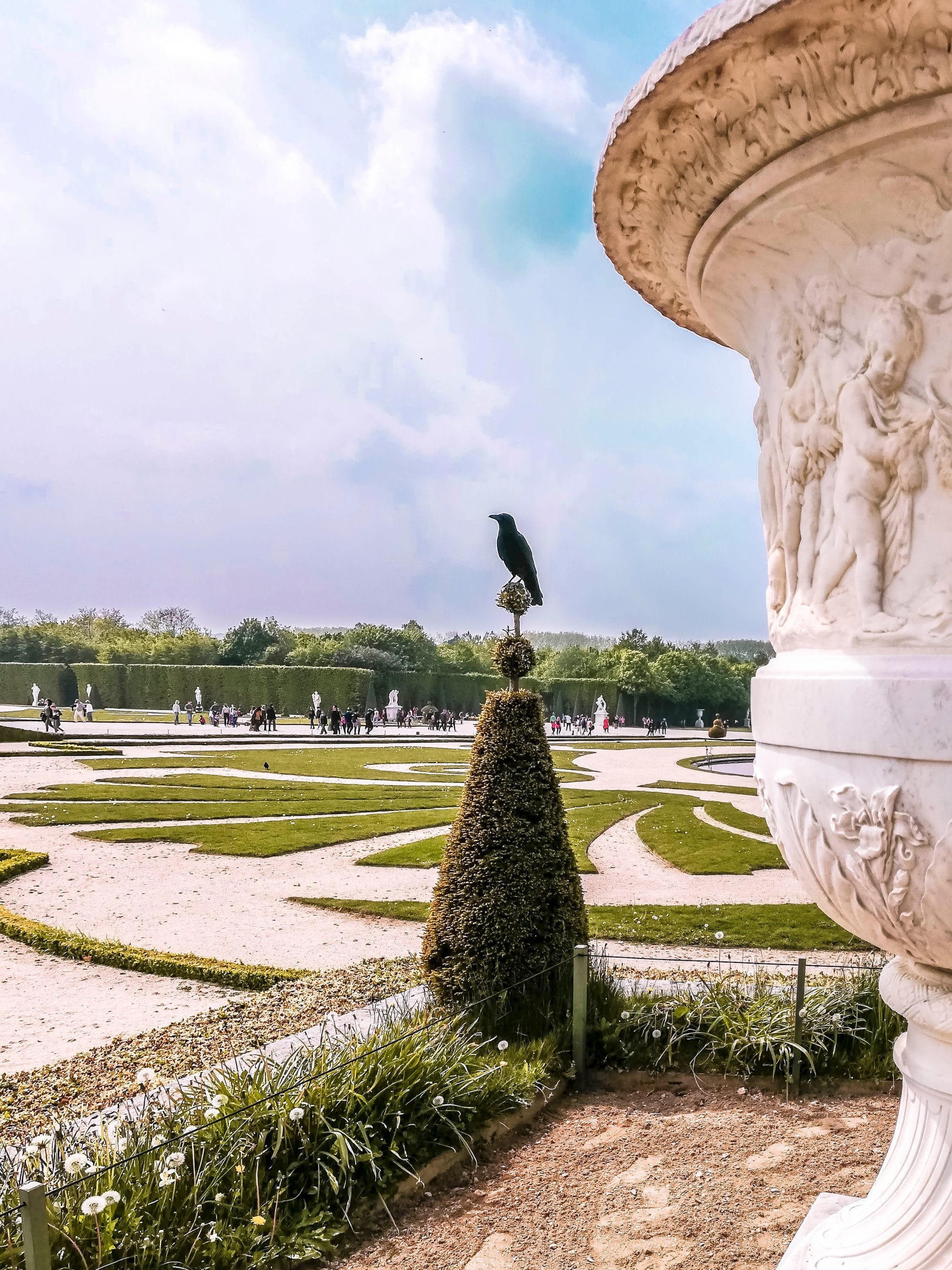 Beau jardin à Versailles