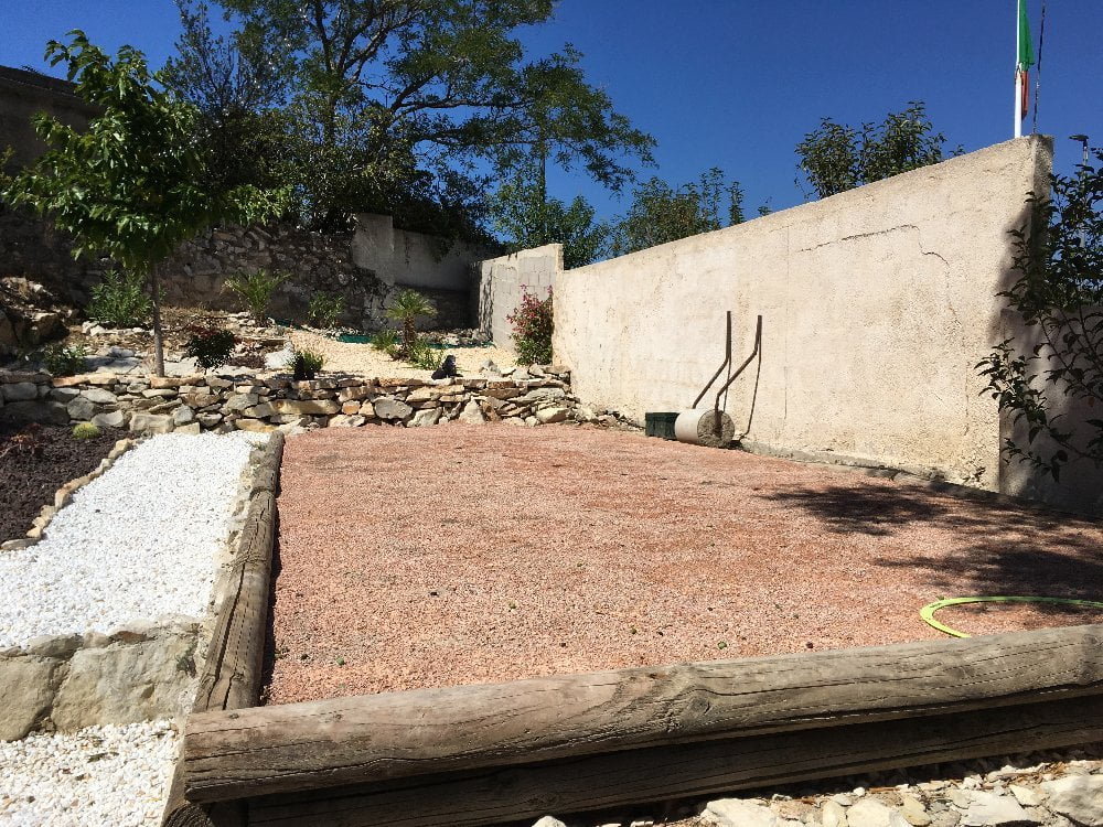 sable stabilisé sur Calas