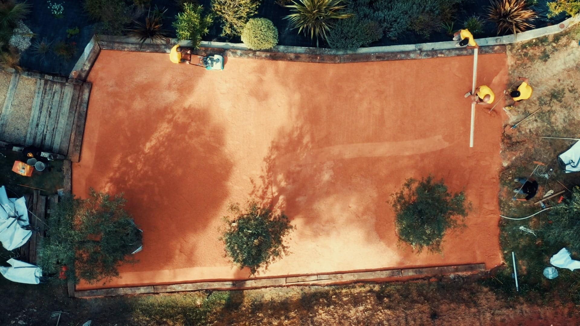 terrain de pétanque à Meyreuil