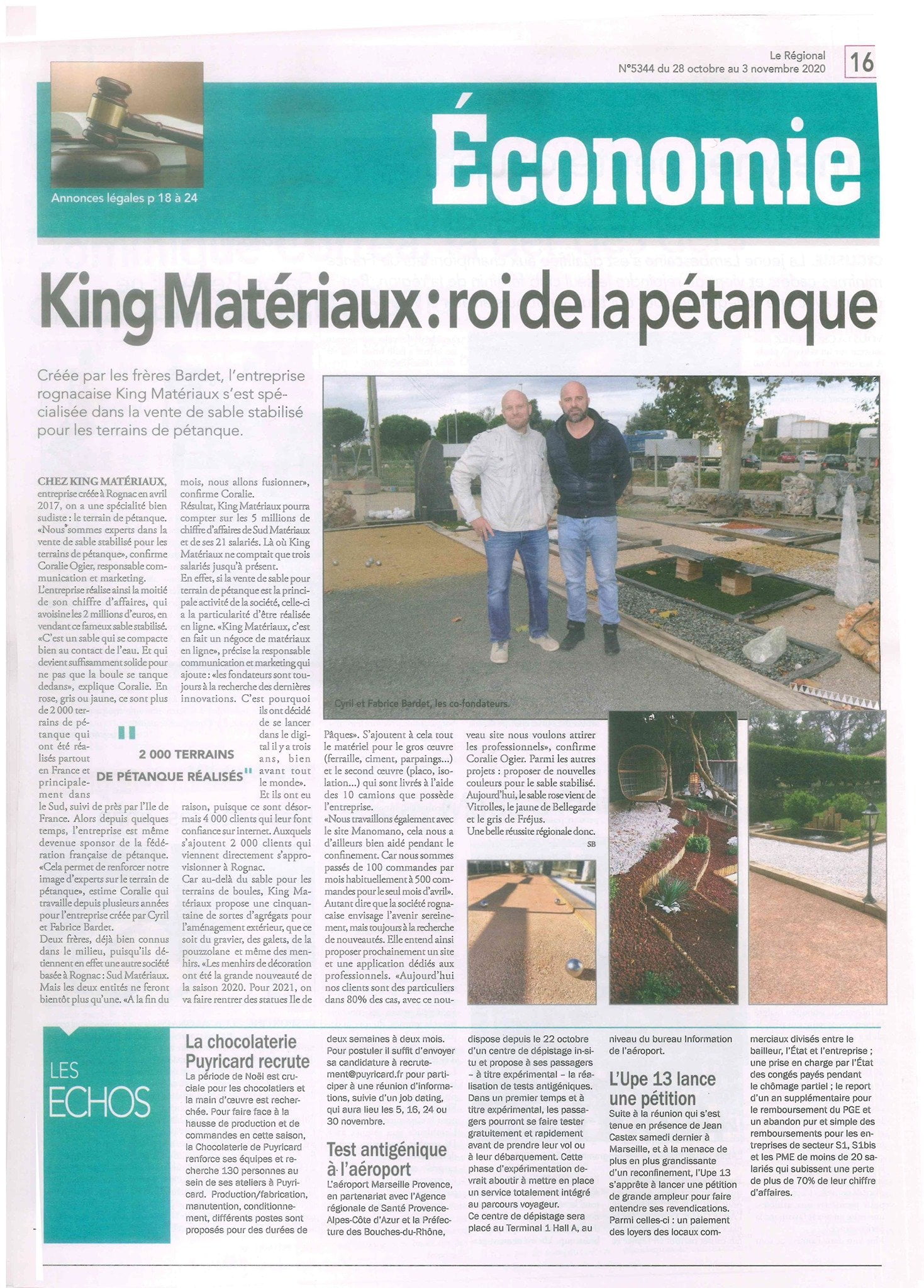 journal-pétanque-king-materiaux