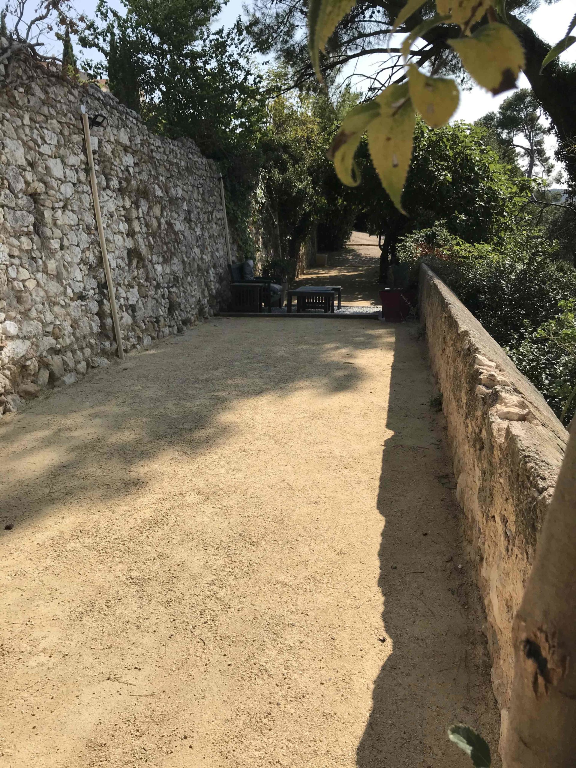 terrain de pétanque en kit 50m²