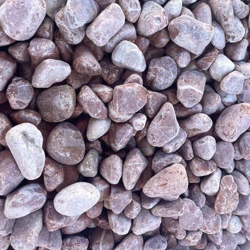 Le galet rouge pour créer une allée