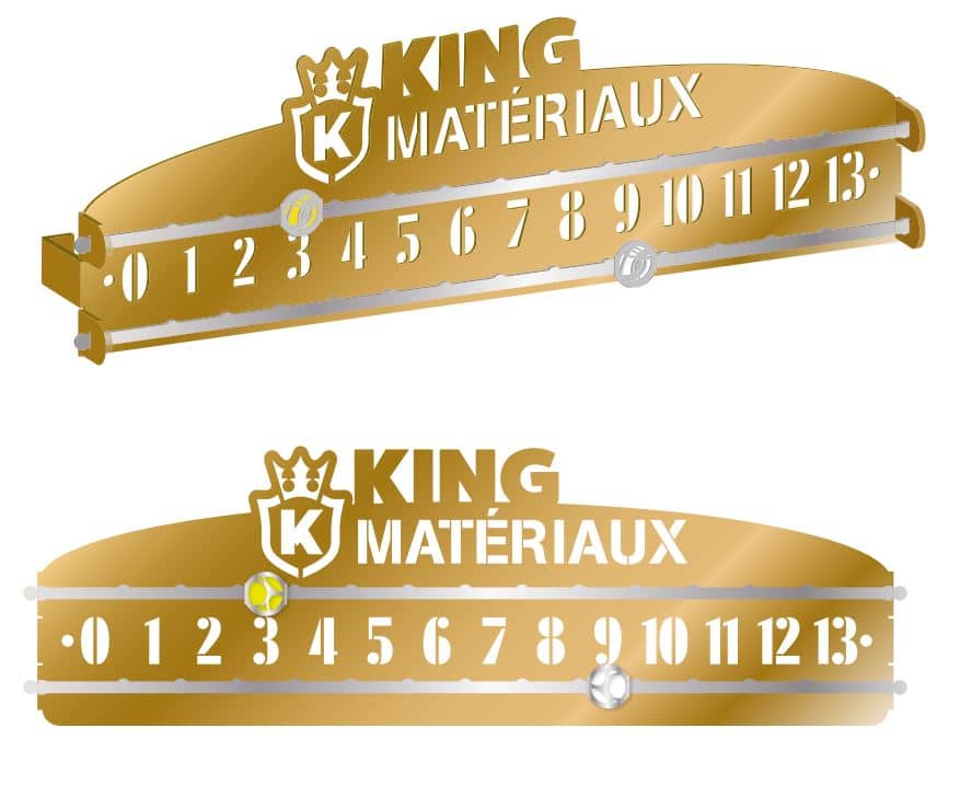 score petanque king materiaux