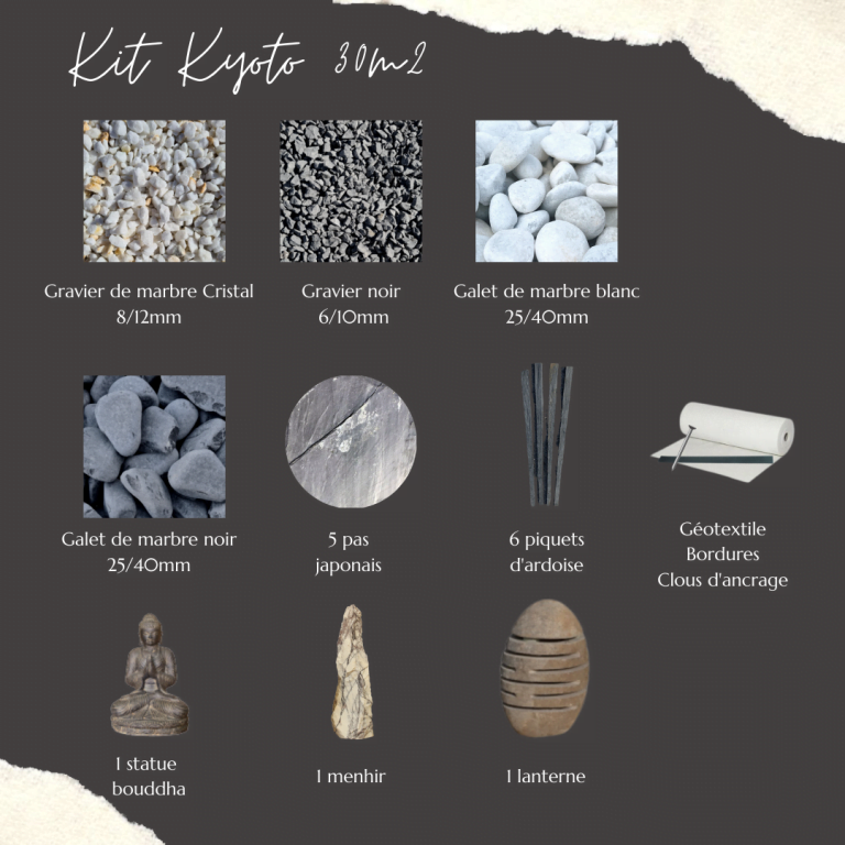 kit decoration jardin kyoto 30m2