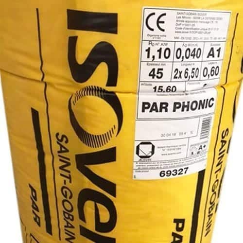 Laine de verre jaune