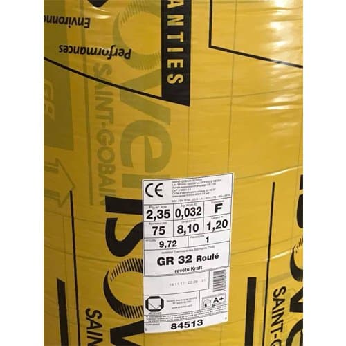 Laine de verre jaune