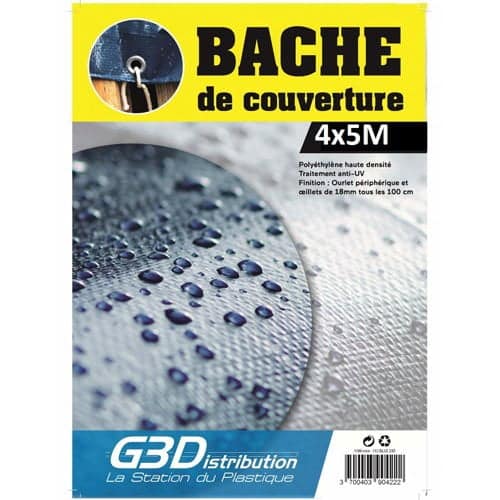 bache de couverture 4x5m