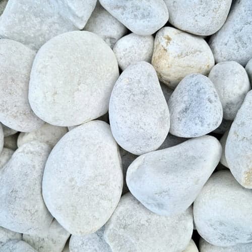 galet blanc roule 40 60 mm