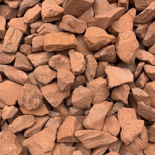 gravier brique concassee orange 1 - King Matériaux