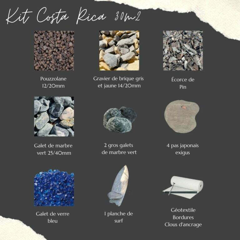 kit decoration jardin exotique