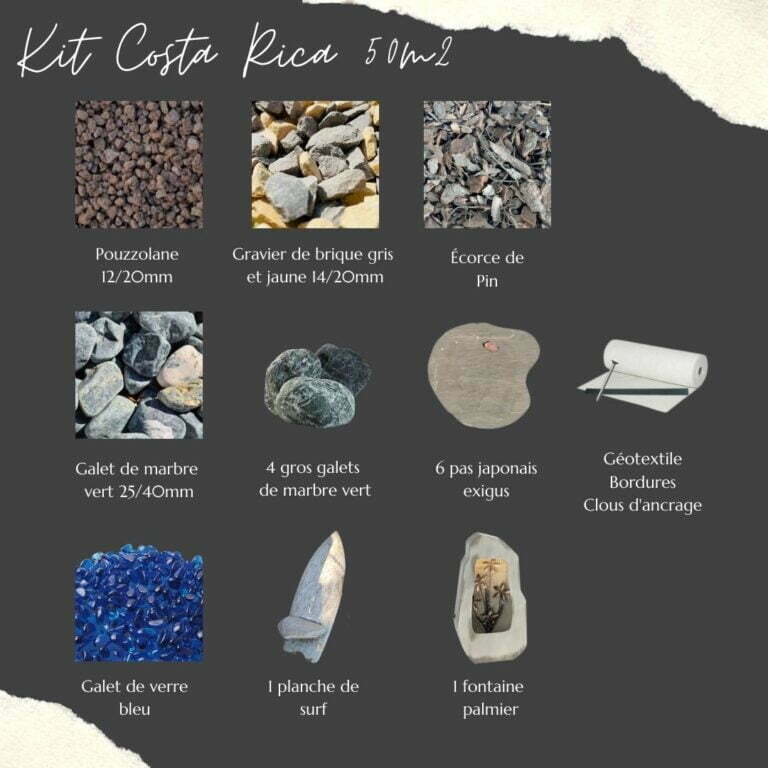 kit jardin exotique costa rica