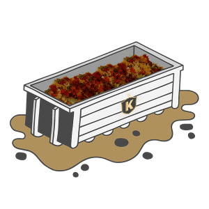 BENNE DÉCHETS VERTS