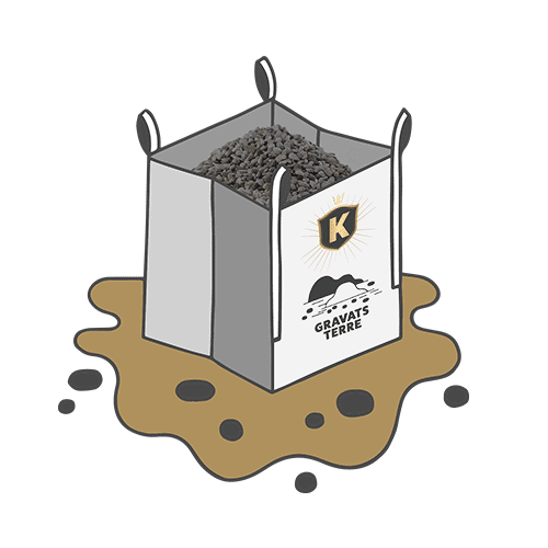 BIG BAG 1T Gravats Terre