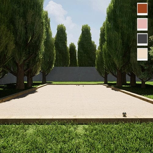 terrain de petanque en kit 50 m2