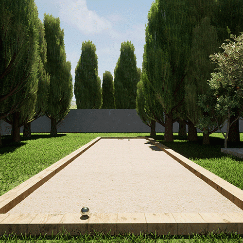 Terrain de pétanque