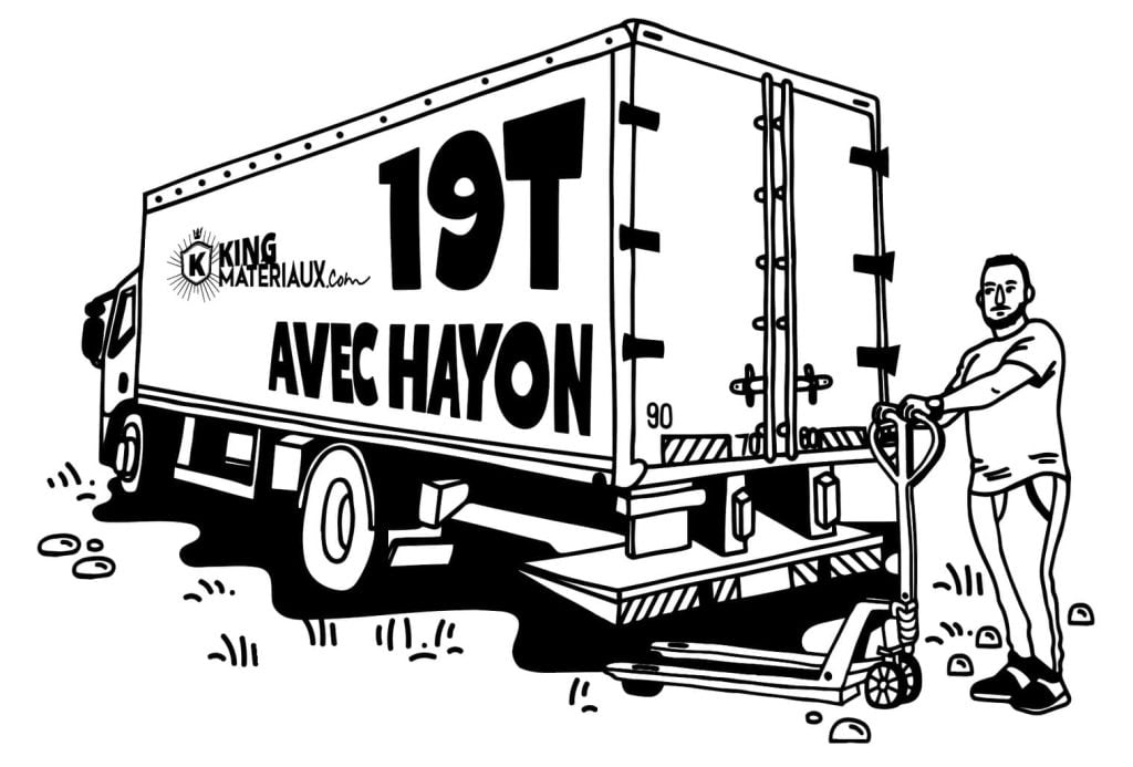 livraison camion hayon