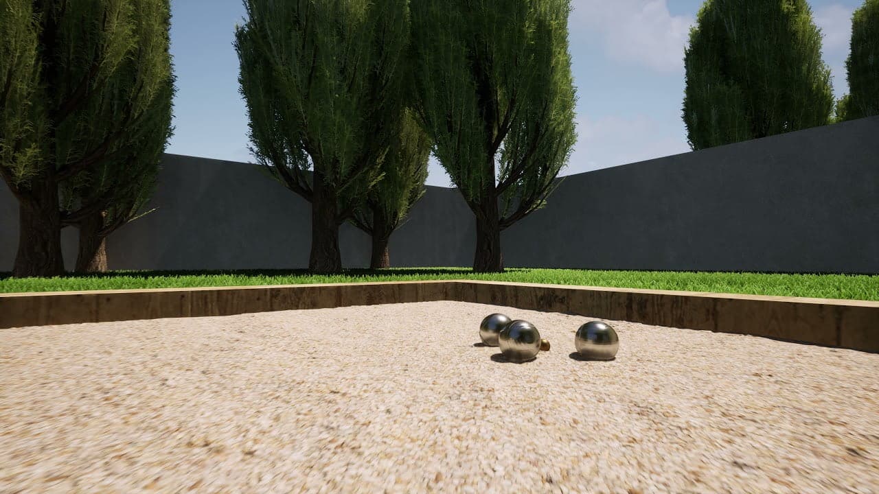 Terrain de pétanque à La Tour-de-Salvagny