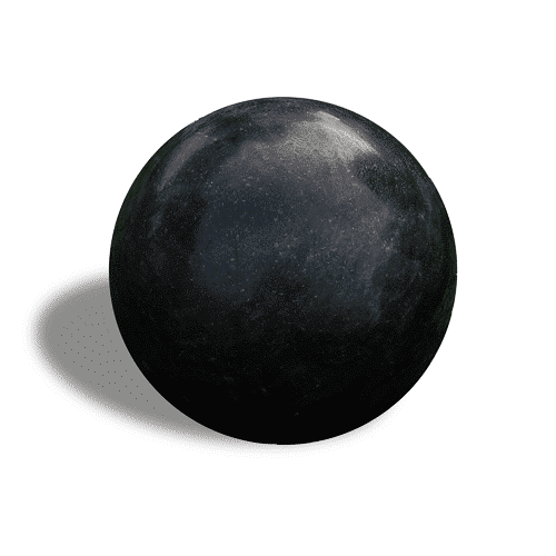 SPHÈRE NOIRE EN GRANIT