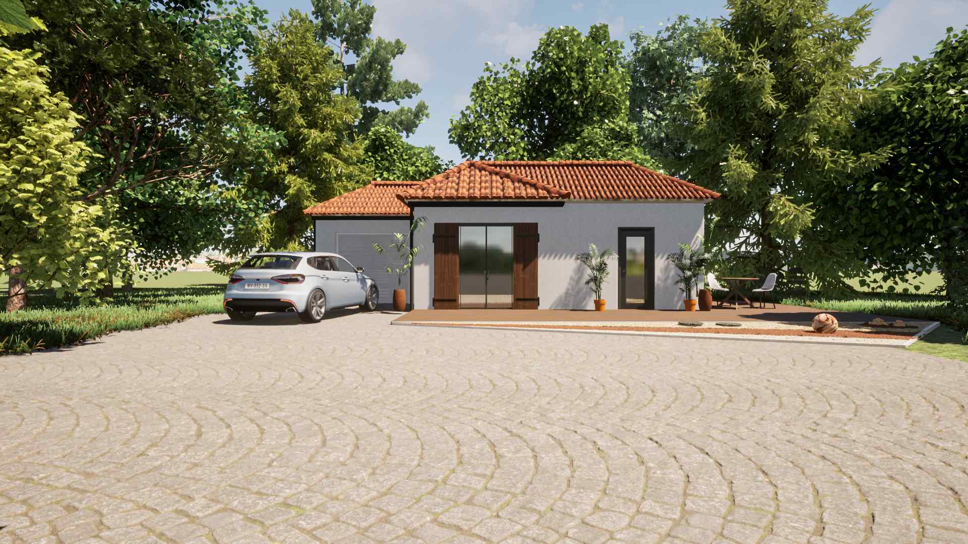 decoration jardin afrique