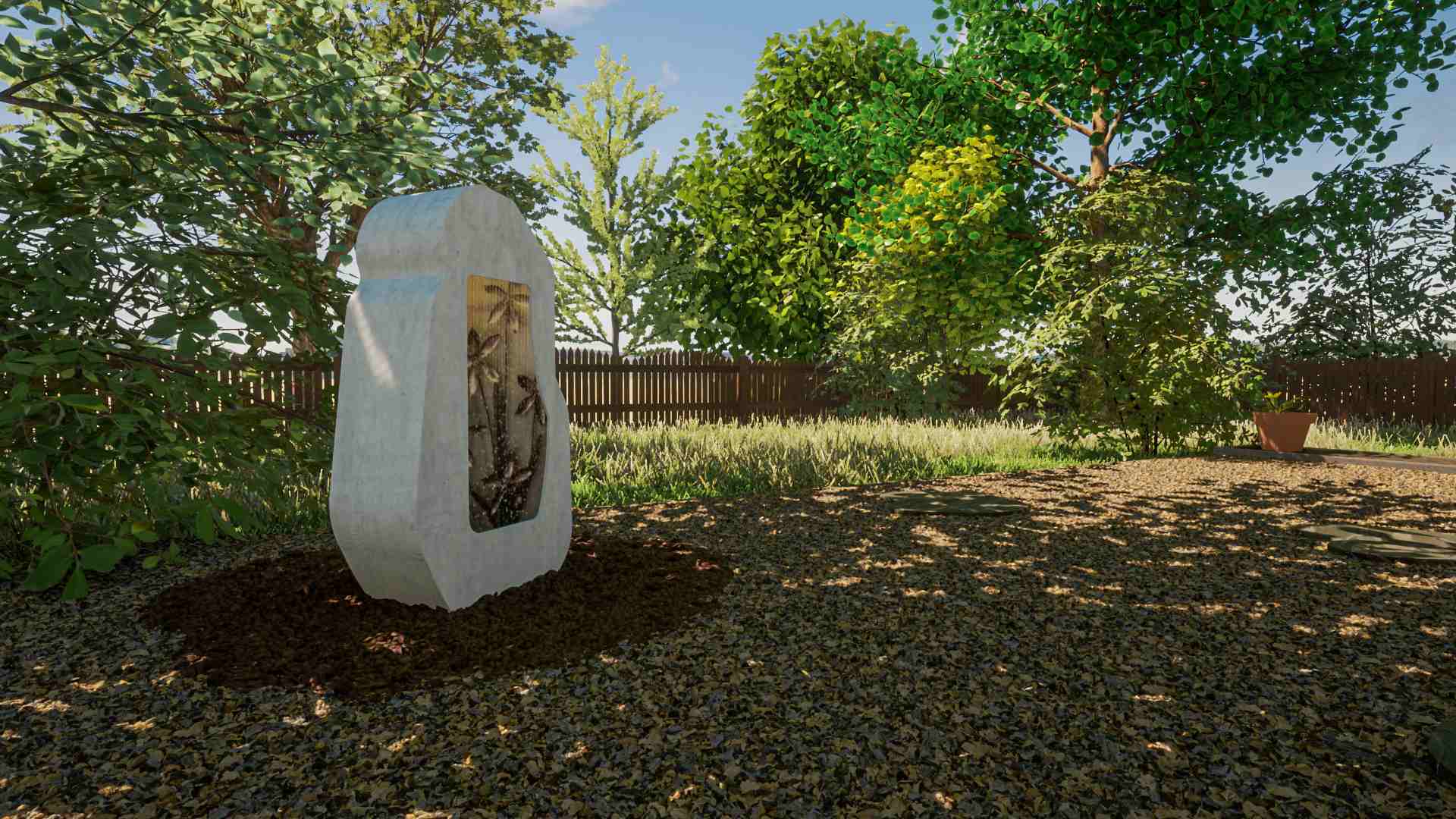 deco jardin tropical