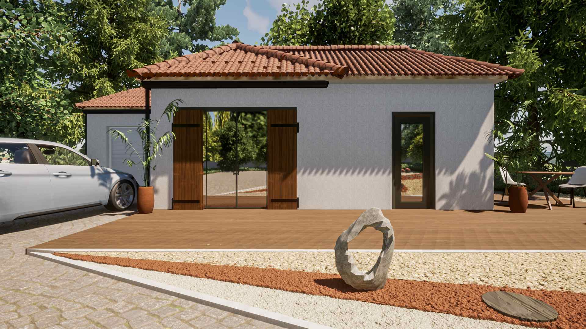 jardin tropical decoration