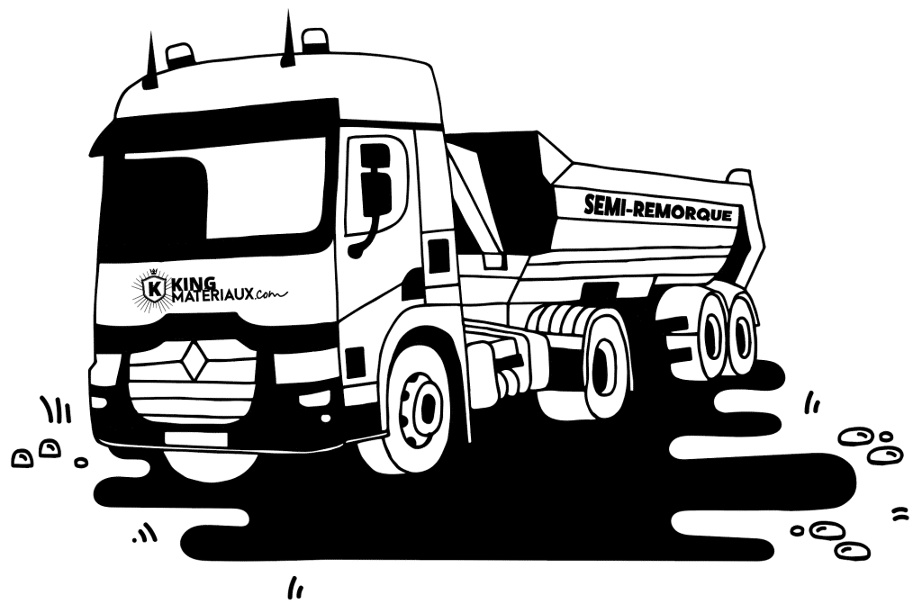 semi remorque livraison paca - King Matériaux