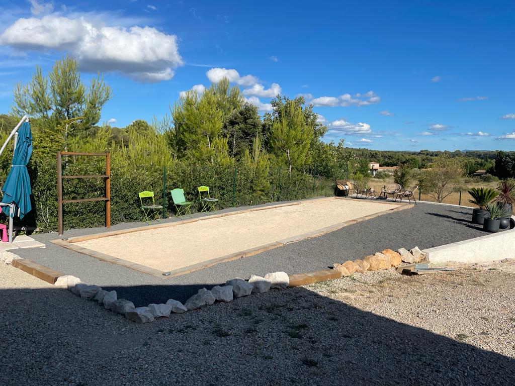 boulodrome à la Roque d'Antheron