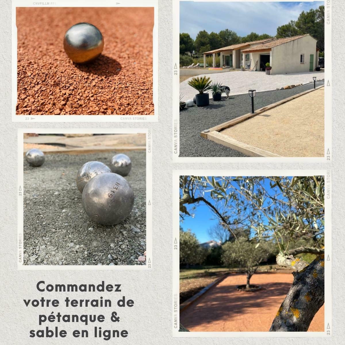 livraison terrain petanque - King Matériaux