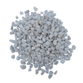 marbre blanc 8/12mm pour jardin