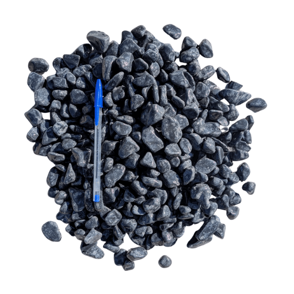 galet marbre noir 15/25 pour jardinière