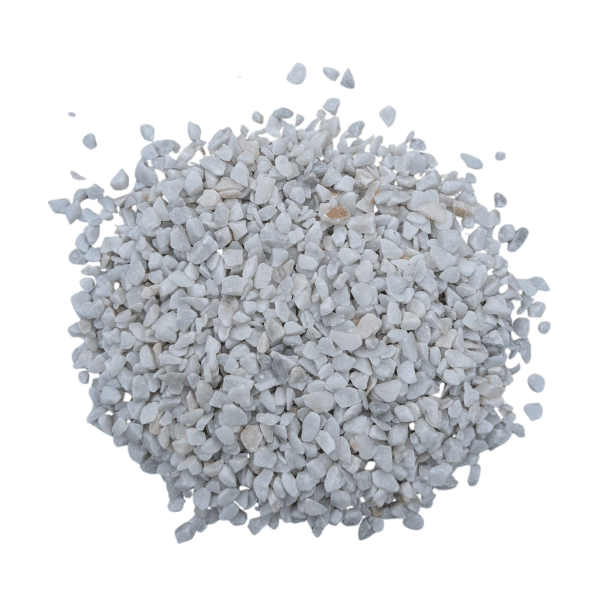 gravier blanc cristal 8/12