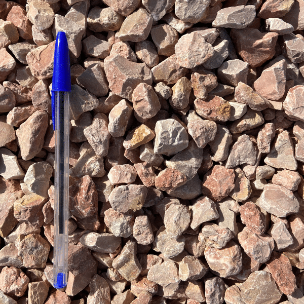 gravier de marbre rose