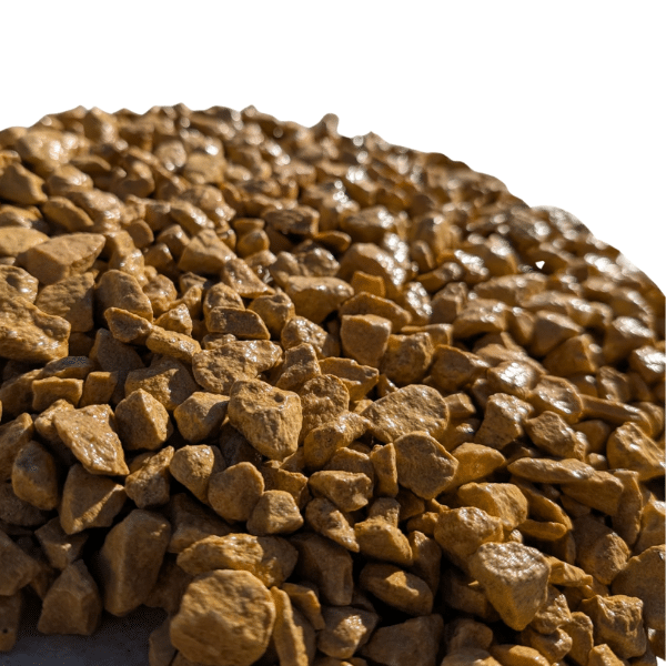 gravillon concassé jaune pour massifs