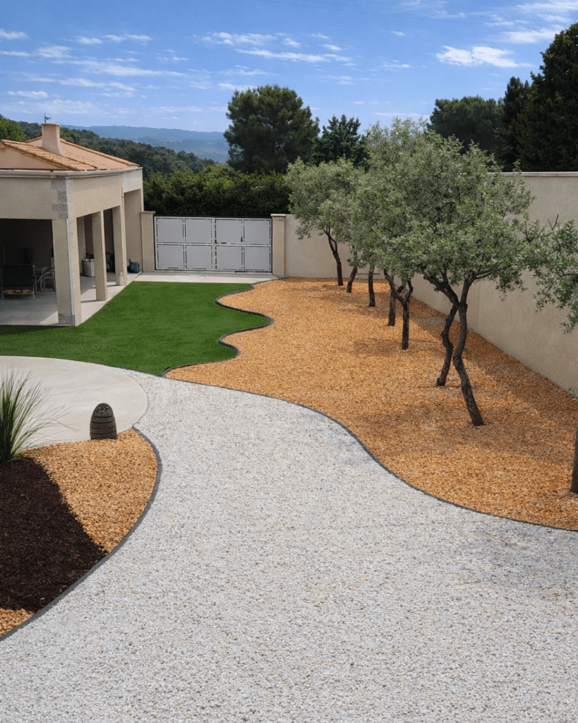 amenagement dune cours king materiaux - King Matériaux