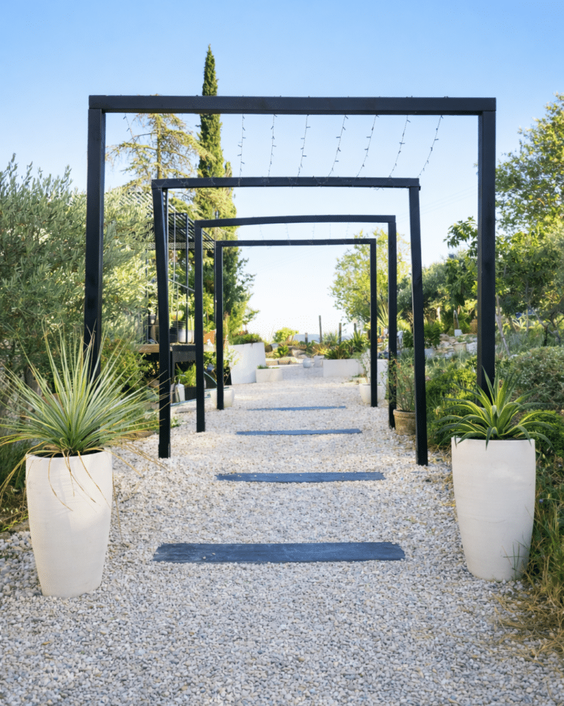 Gravier blanc calcaire pour faire des chemins