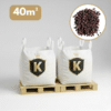 Pack de 2 big bag de pouzzolane rouge 6/12 pour vos massifs
