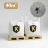 Pack de 2 big bag de sable gris des champions pour boulodrome