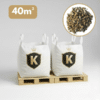 Pack de 2 big bag de tout venant 0/20 pour vos parkings