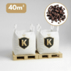 Pack de 2 big bag de pouzzolane rouge 16/25 pour vos jardins