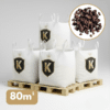 Pack de 4 big bag de pouzzolane rouge 16/25 pour votre jardin