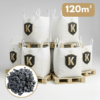 Pack de 6 big bag d'ardoise noire 15/30 pour vos jardins