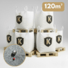 Pack de 6 big bag de sable des champions pour boulodrome