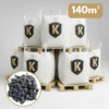 Pack de 7 big bag d'ardoise noire 15/30 pour vos massifs