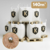 Pack de 7 big bag de sable rose pour boulodrome
