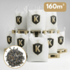 Pack de 8 big bag de galets lavés Durance 6/16 pour vos jardins