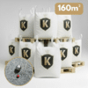 Pack de 8 big bag de sable gris des champions pour boulodrome