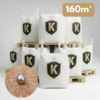 Pack de 8 big bag de sable rose 0/8 pour terrain de pétanque